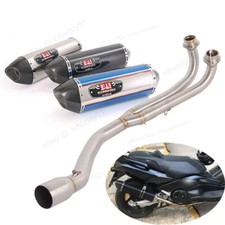 For Yamaha TMAX 500 2001-2007 Complete Exhaust System Header Pipe Muffler Tips
