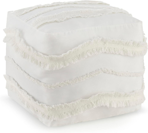 Off white ivory canvas - white, boho