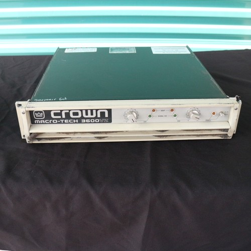 Vtg crown macro tech 3600vz - crown,