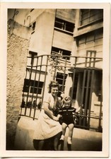Young woman with child factory