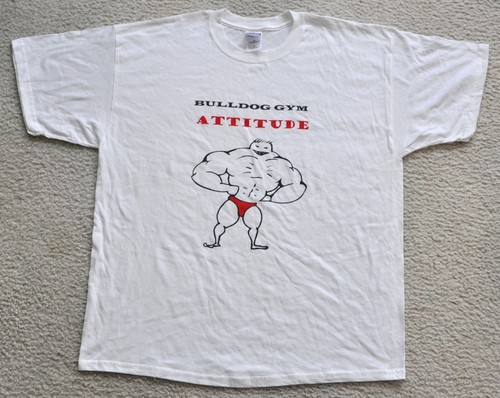 Bulldog gym attitude logo - bulldog,