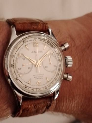 Lemania 105 chrono - tbe,