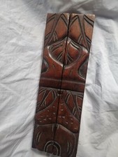 Jeu d'awalé africain en bois