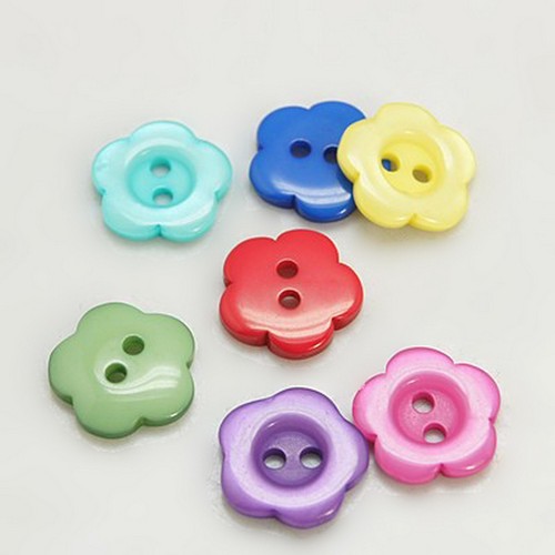 Lot boutons multicolores - lot, 10