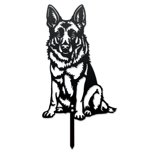 Silhouette german shepherd - german,