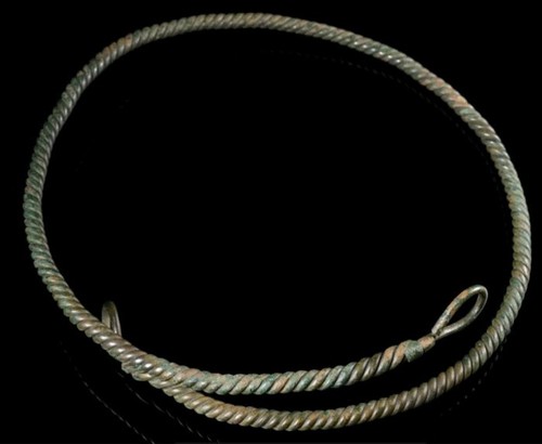 Viking torque bronze - torque,