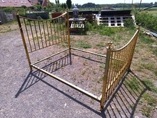 RARE Antique Brass Bed By Maple & Co UK circa 1900 King Queen Size 200x150