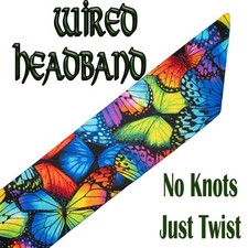 Bandeau Papillon Arc-En-Ciel