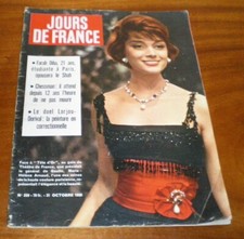 JOURS DE FRANCE N° 259 du samedi 31 octobre 1959 - FARAH DIBA ÉPOUSERA LE SHAH
