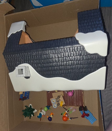 Lot playmobil chalet zoo - playmobil,,