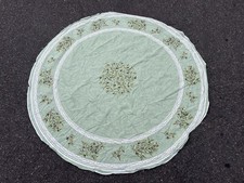 French Provençal Clos De Oliviers Olive Print Coated Table Cloth 71” Round