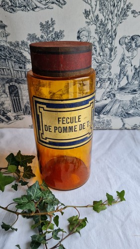 Ancien pot bocal bouteille - pot,
