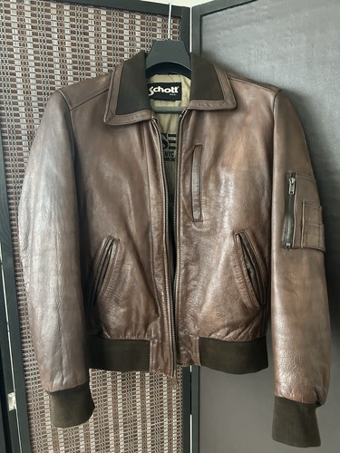 Schott usa cuir - cuir, aviateur