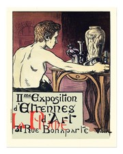 Art mural d'exposition vintage