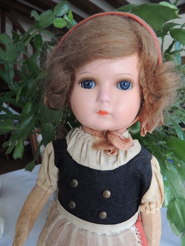 Poupée ancienne costume - poupée,