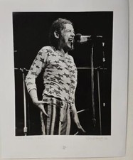 JOE COCKER 1972 BARRIE WENTZELL  ORIGINAL SILVER GELATIN PHOTO 43/50 SIGNED