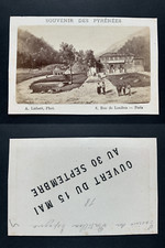Liébert, Spain, Le casino du Portillon Vintage cdv albumen print CDV, print run