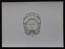 Dr Laurent Art Nouveau Boric Acid Soap Label