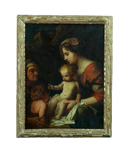 Antique painting portrait