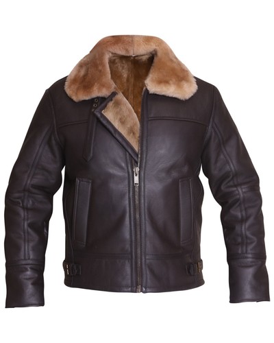 Veste cuir mouton - en,