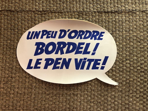 Affiche front national - front,