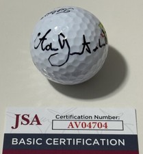 2025 ADRIEN DUMONT DE CHASSART SIGNED AUTOGRAPHED MASTERS GOLF BALL JSA AV04704
