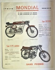 Mondial FB Mondial - record, 4VP, etc dépliant publicitaire original