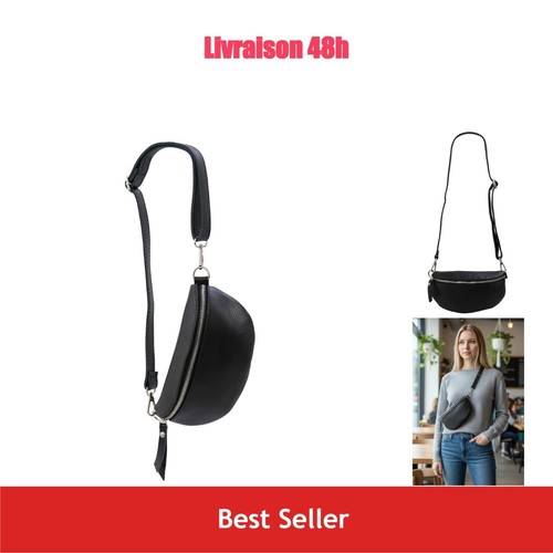 Sac banane cuir - sac,