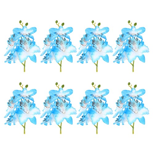 8pcs fleurs orchidées - 8pcs,