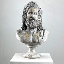 Sculpture pop art Zeus faite