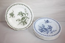 6 assiettes dessert en