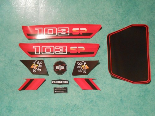 Lot autocollants peugeot 103 - lot,