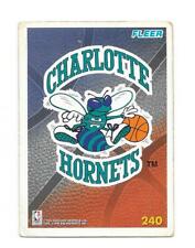Carte Ecusson - Fleer' 1995 - N°240 - Hornets de Charlotte