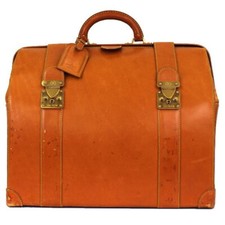 Louis Vuitton Sac de Voyage M80110 Nomade Leather Boston Bag Brown Auth