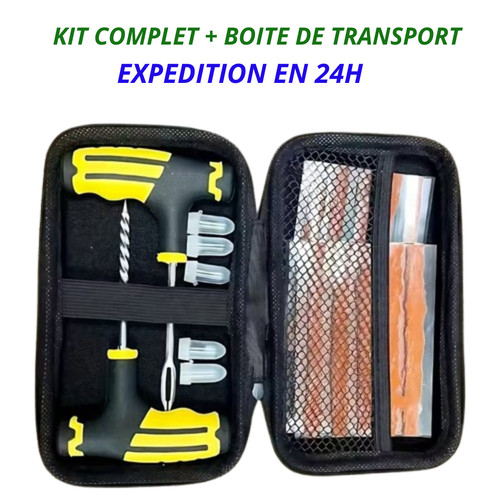 Kit réparation crevaison pneu - réparation,
