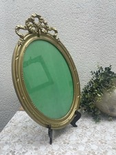 Ancien Cadre Ovale en Bois