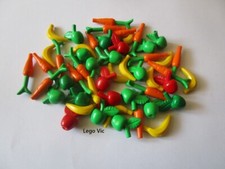 Lego 50 Vegetable Fruit Vegetable Carrot Banana Apple City Creator MOC A19