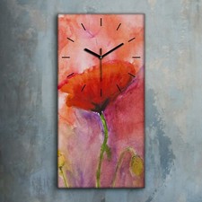 Horloge murale sur toile 30x60