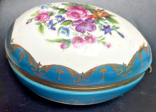 Gros œuf boîte porcelaine - boîte, à