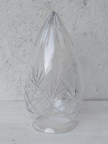 Globe verre taillé - ,