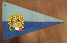 Antique Vespa Club Italia Scooter Fabric Pencil