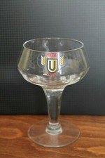 VERRE A BIERE FACETTES  °°° UNION °°° JUMET . 25CL . COLLECTION