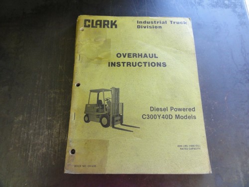 Clark c300y40d forklift diesel - clark,