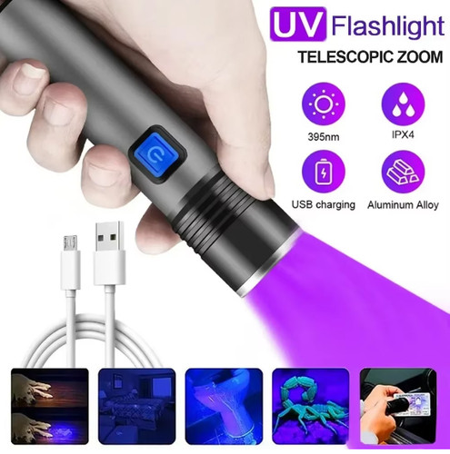 Lampe torche poche 395nm - de,