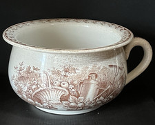 Ancien Pot de Chambre Faïence