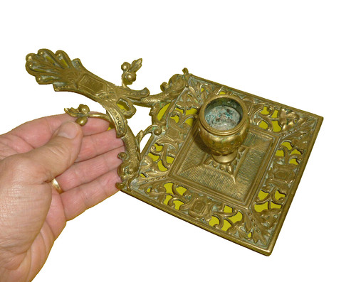 Joli bougeoir bronze laiton - joli,