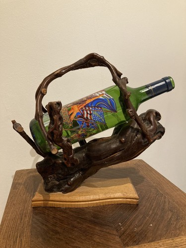 Porte bouteille vin - vin, bois