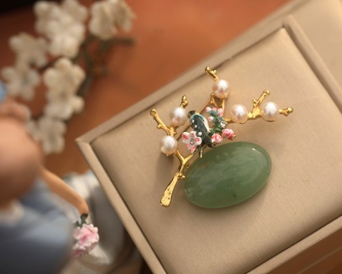 Broche doré belle epoque - belle,