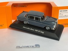 MINICHAMPS MAXICHAMPS MERCEDES-BENZ 300 SE LANG 1963 BLUE METALLIC 1/43