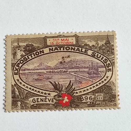 Timbre vignette suisse - timbre,
